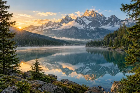 Alpine morning