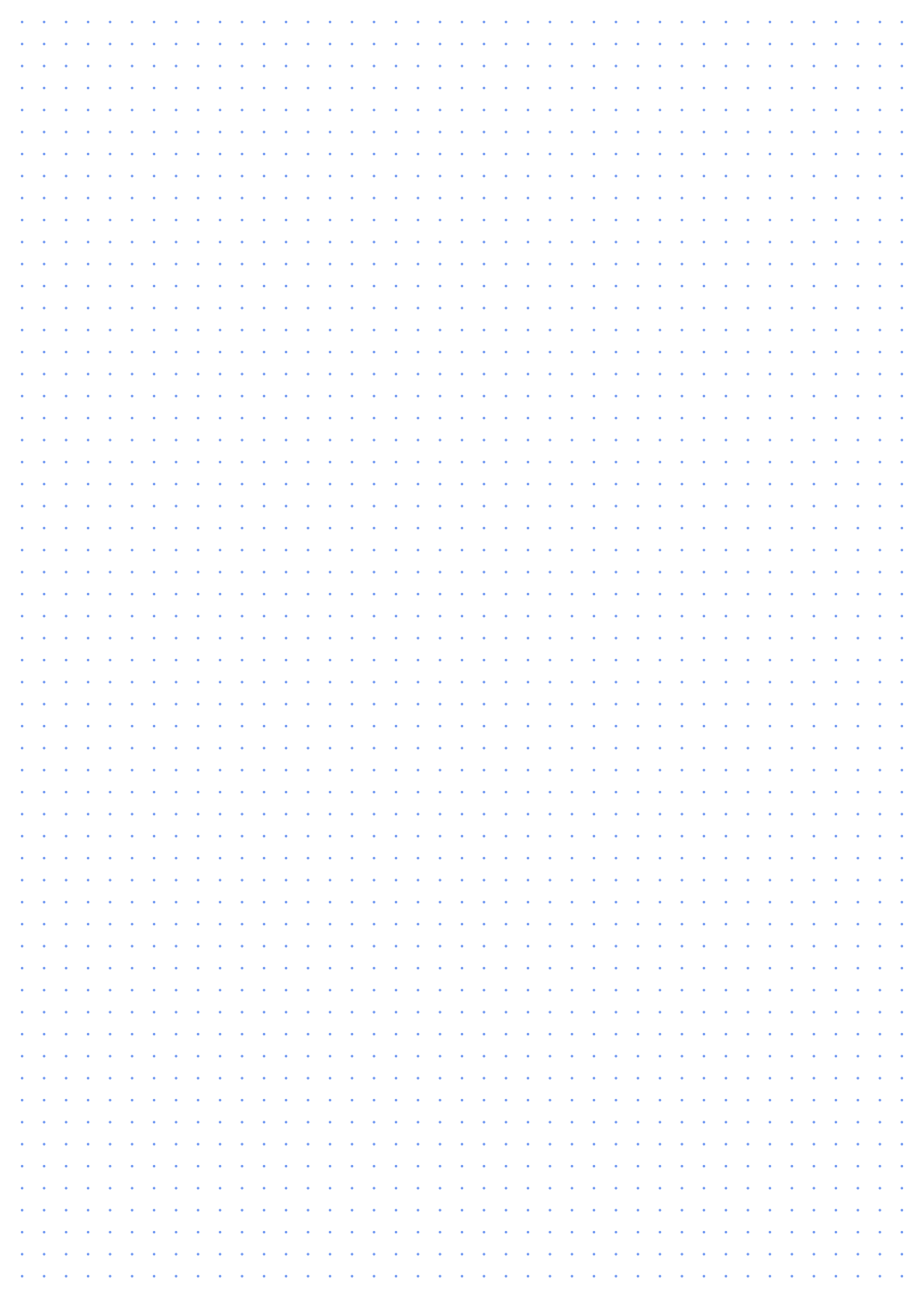 Preview of A2 1cm Dot Grid Paper PDF