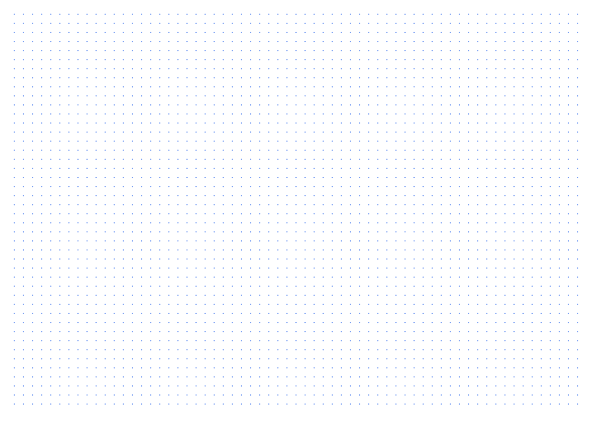 Preview of A3 Landscape 1/4 inch Dot Grid Paper PDF