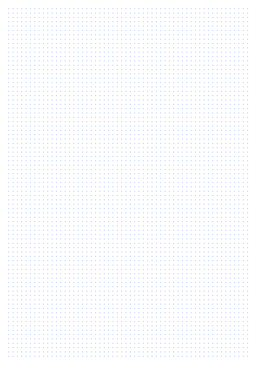 Preview of A3 5mm Dot Grid Paper PDF