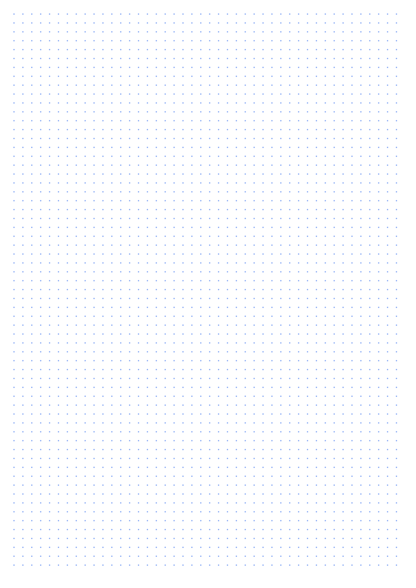 Preview of A3 1/4 inch Dot Grid Paper PDF