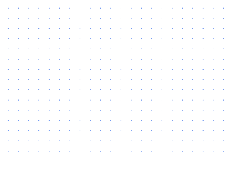 Preview of A4 Landscape 1/2 inch Dot Grid Paper PDF