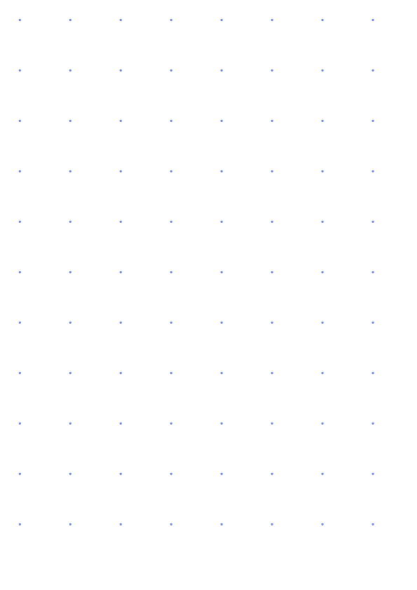 Preview of A4 1 inch Dot Grid Paper PDF