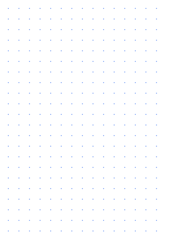 Preview of A4 1/2 inch Dot Grid Paper PDF