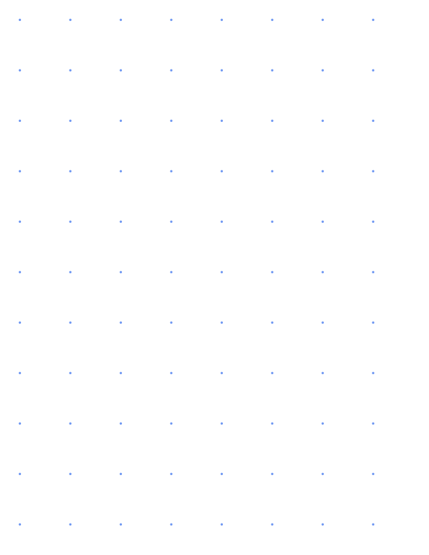 Preview of Letter 1 inch Dot Grid Paper PDF