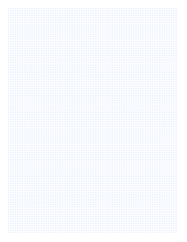 Preview of Letter 2mm Dot Grid Paper PDF