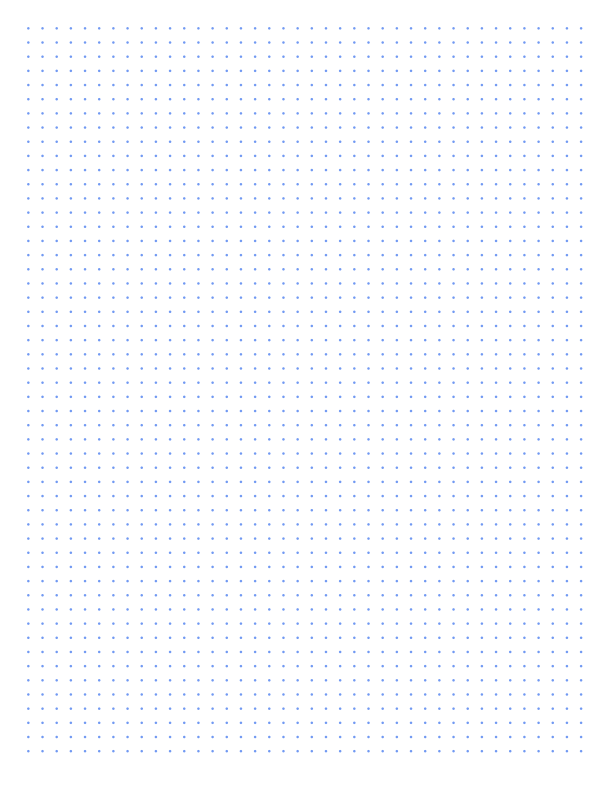 Preview of Letter 5mm Dot Grid Paper PDF