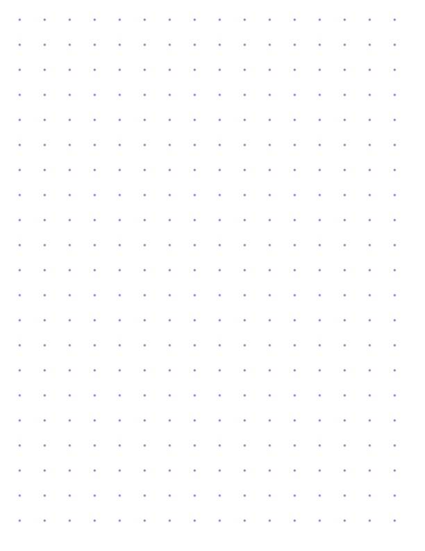 Preview of Letter 1/2 inch Dot Grid Paper PDF