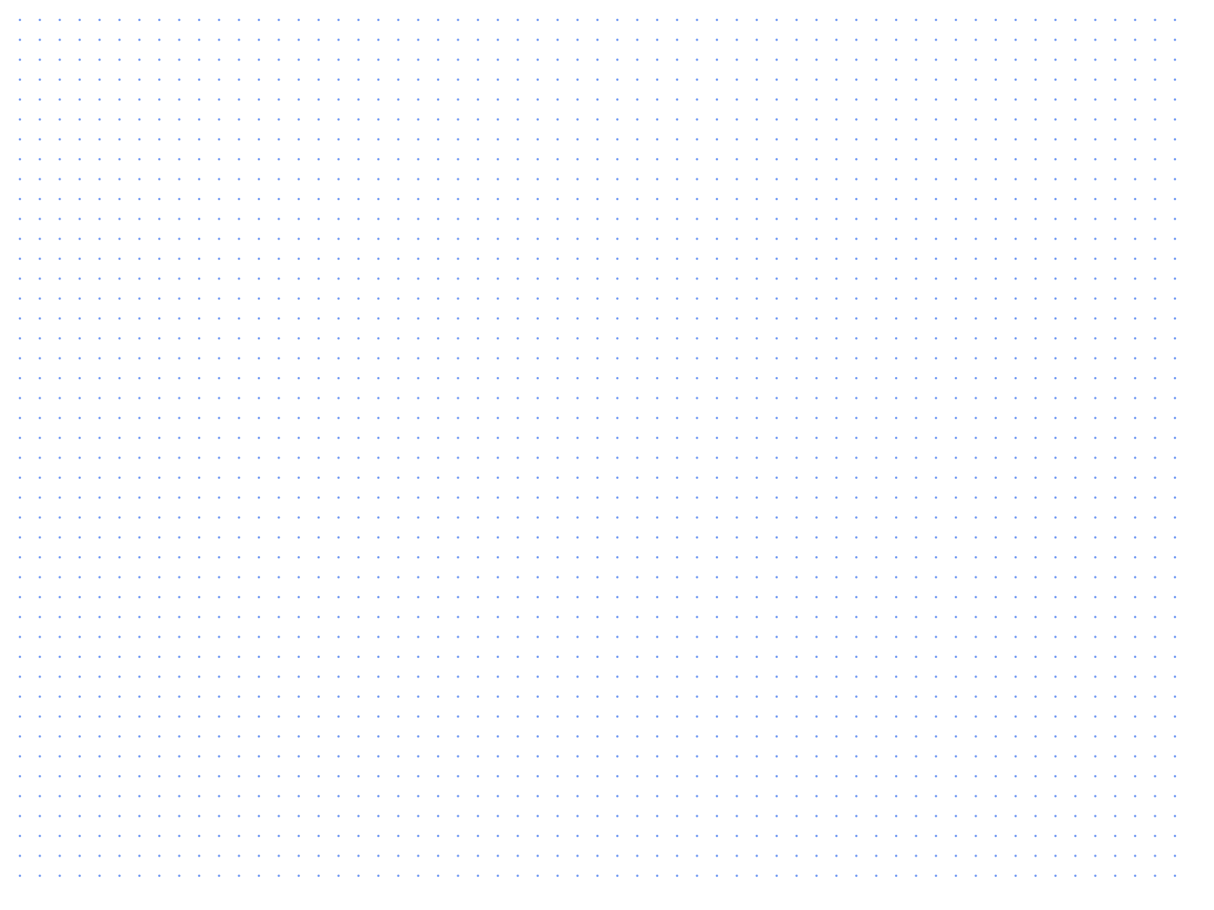Preview of Poster Landscape 1cm Dot Grid Paper PDF
