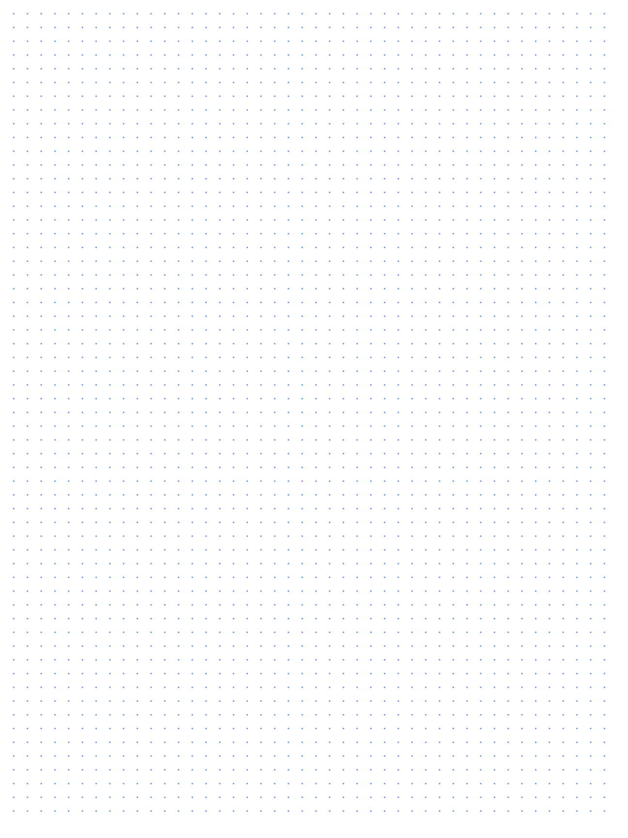 Preview of Poster 1cm Dot Grid Paper PDF