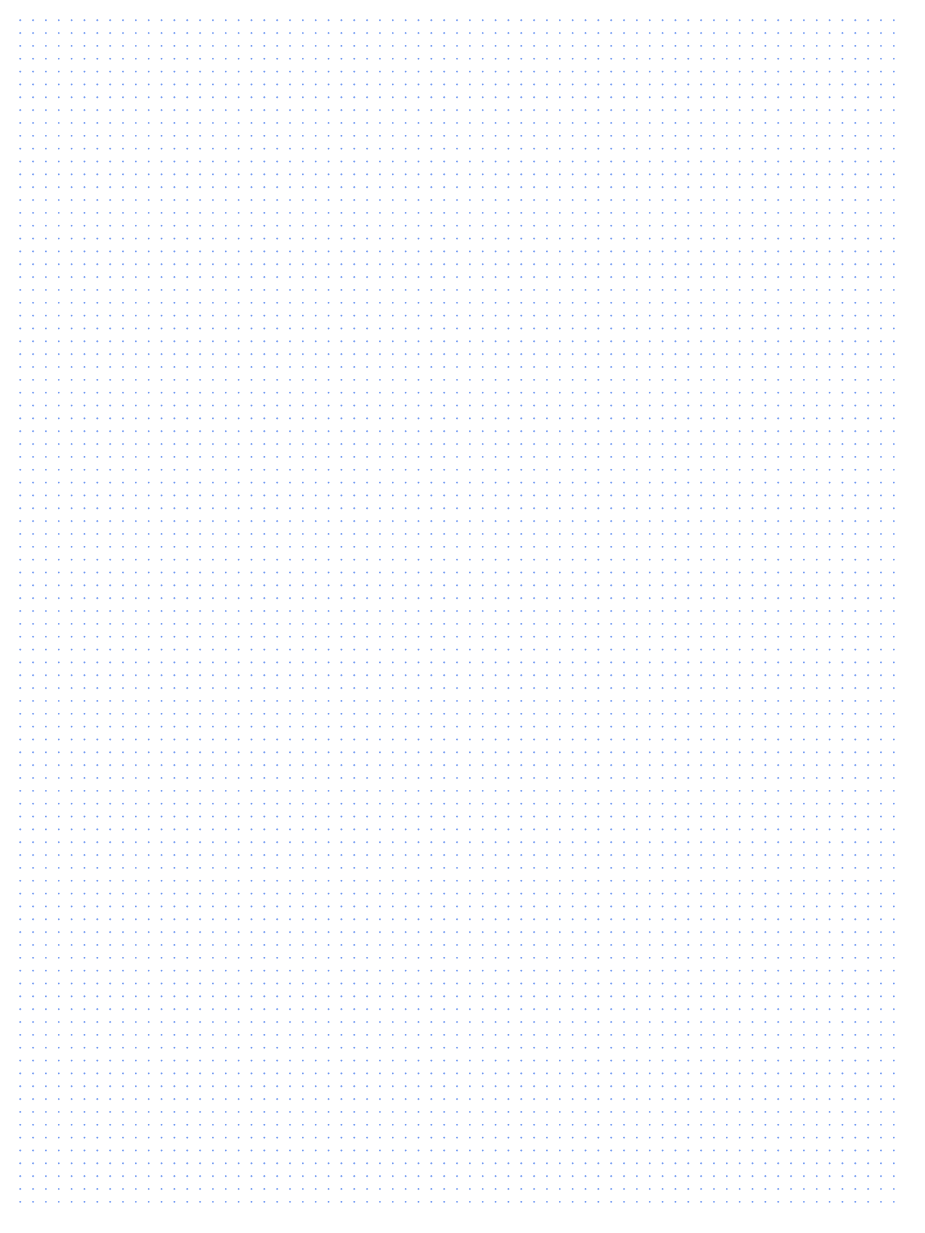 Preview of Poster 1/4 inch Dot Grid Paper PDF