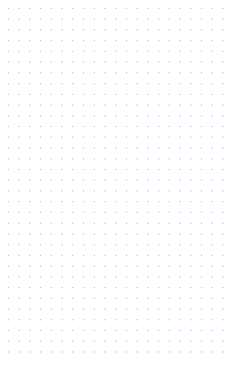 Preview of Tabloid 1/2 inch Dot Grid Paper PDF