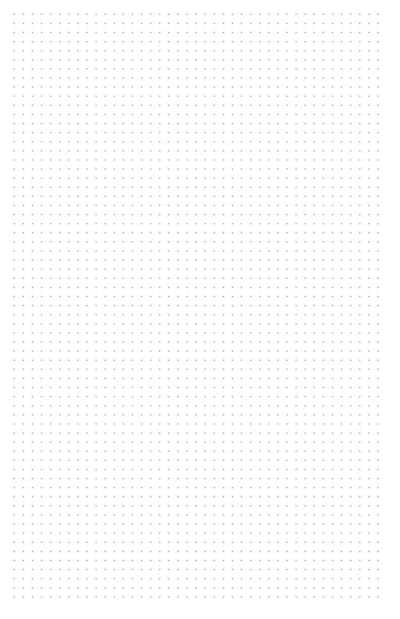 Preview of Tabloid 1/4 inch Dot Grid Paper PDF