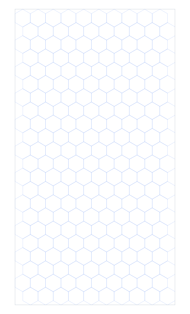 Legal 10mm Pointy Top Hex Grid Paper PDF preview