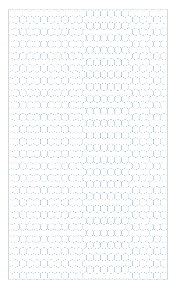Legal 5mm Pointy Top Hex Grid Paper PDF preview