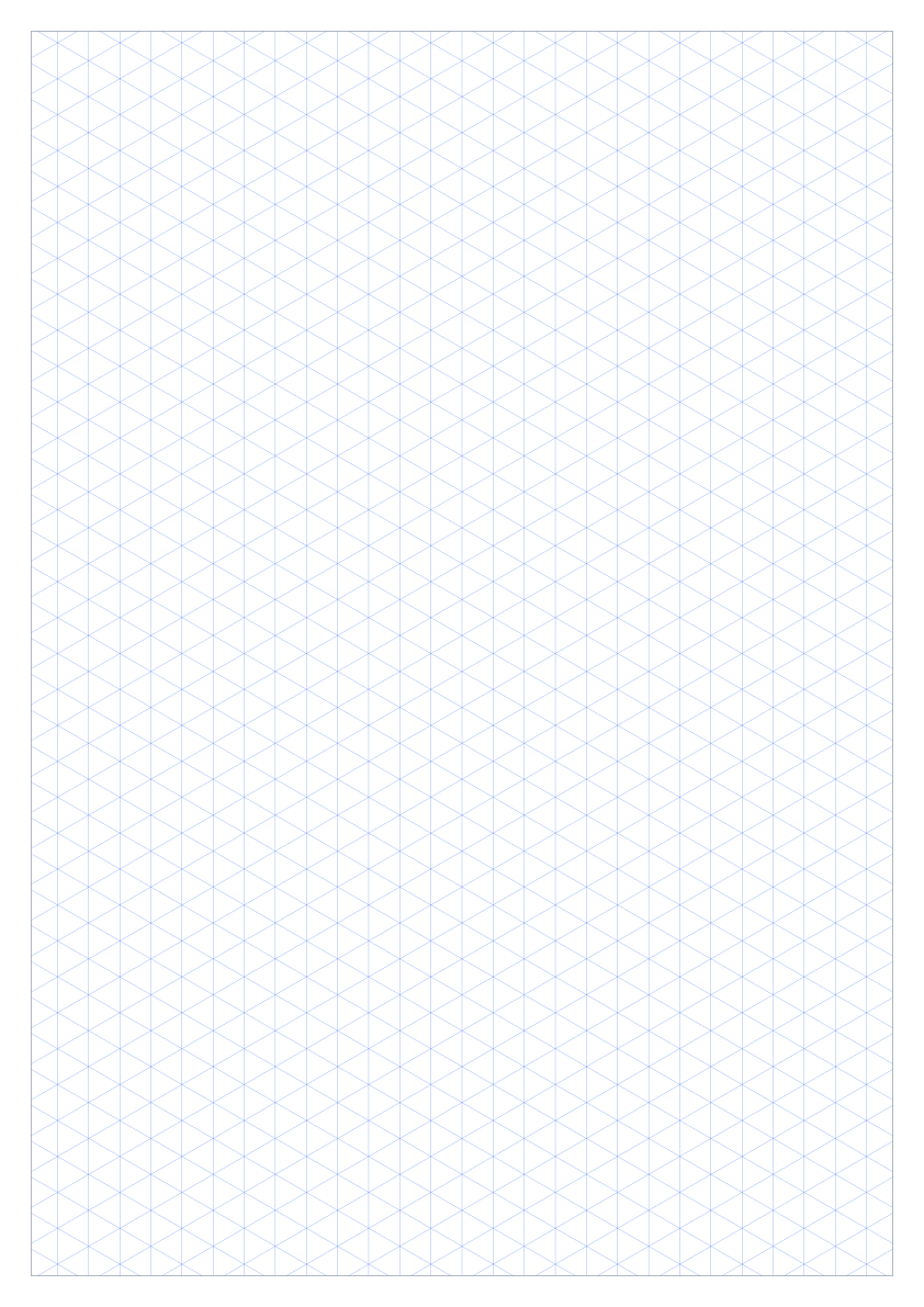 Preview of A3 10mm Isometric Graph Paper PDF