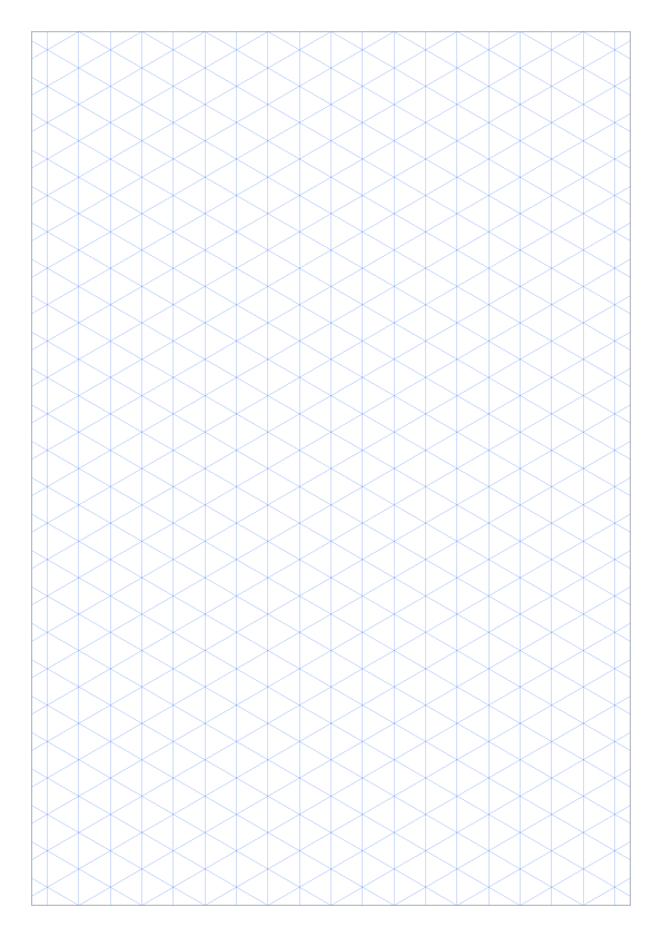 Preview of A4 10mm Isometric Graph Paper PDF