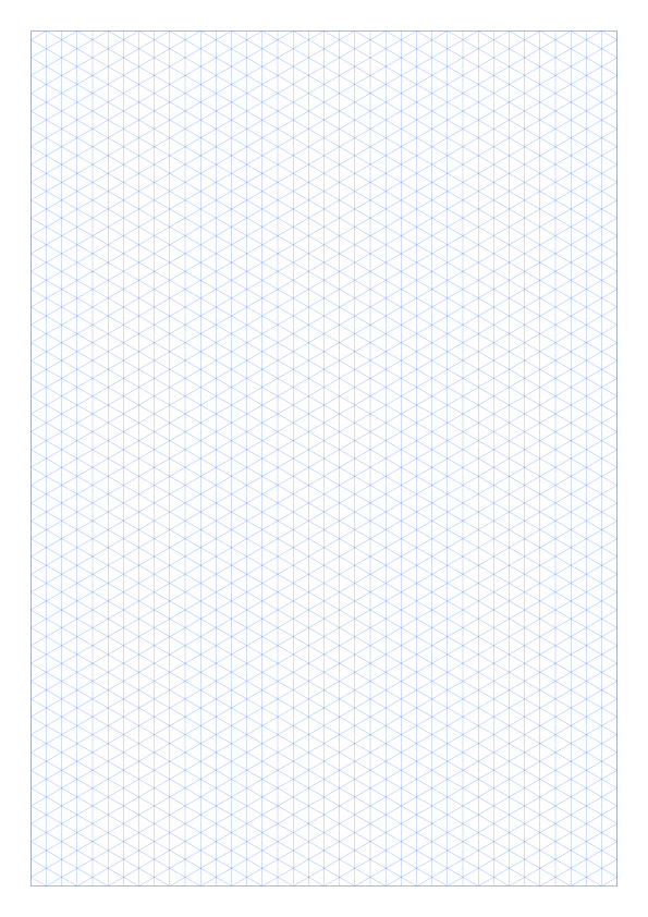 Preview of Printable Isometric Graph Paper