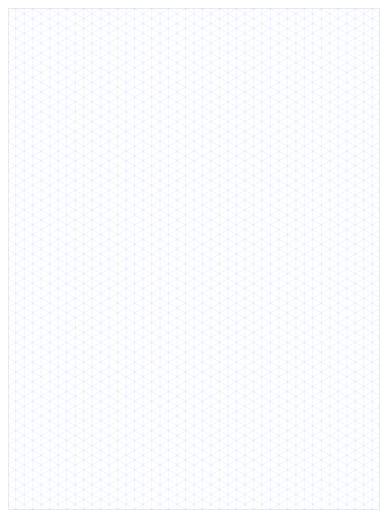 Preview of Poster 10mm Isometric Graph Paper PDF