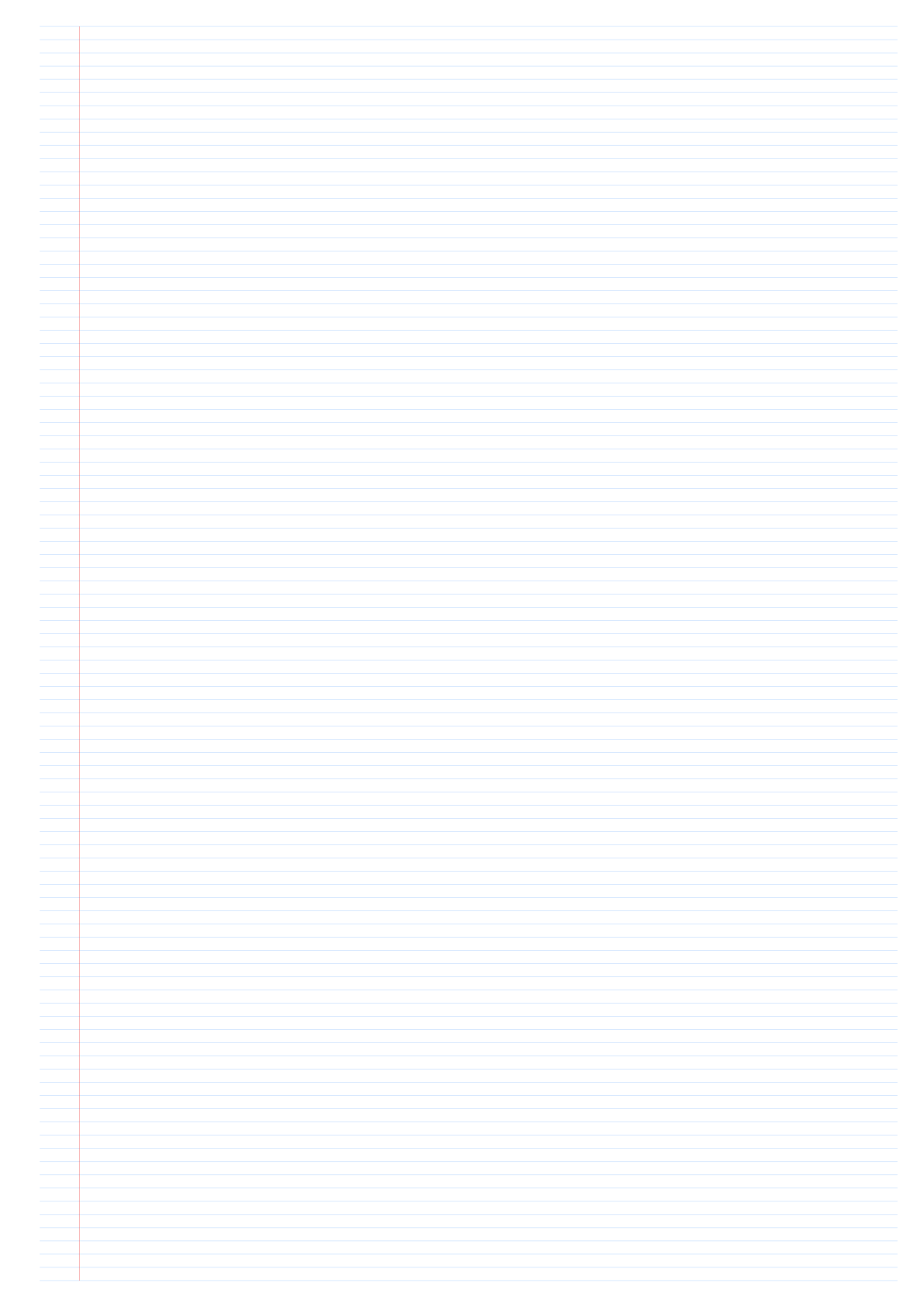 A2 6mm Lined Paper PDF preview