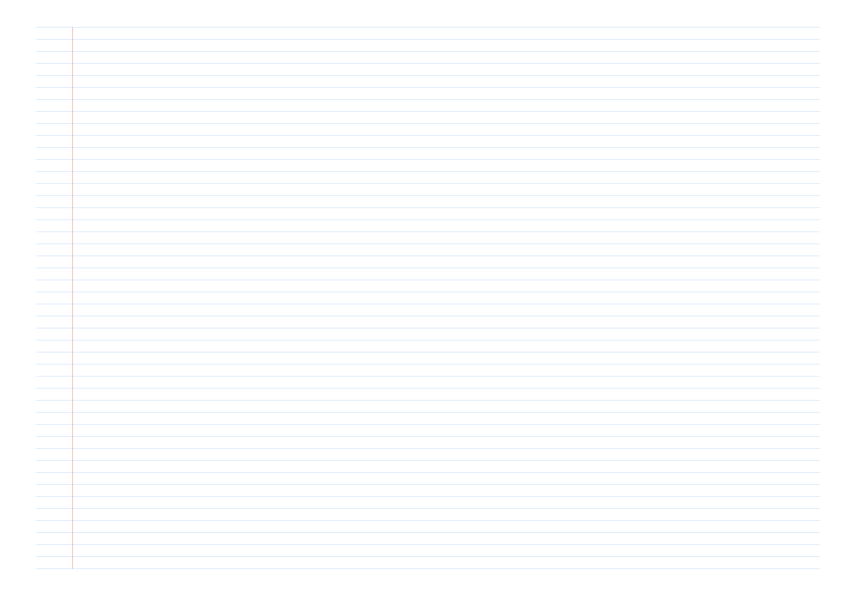 A3 Landscape 6mm Lined Paper PDF preview