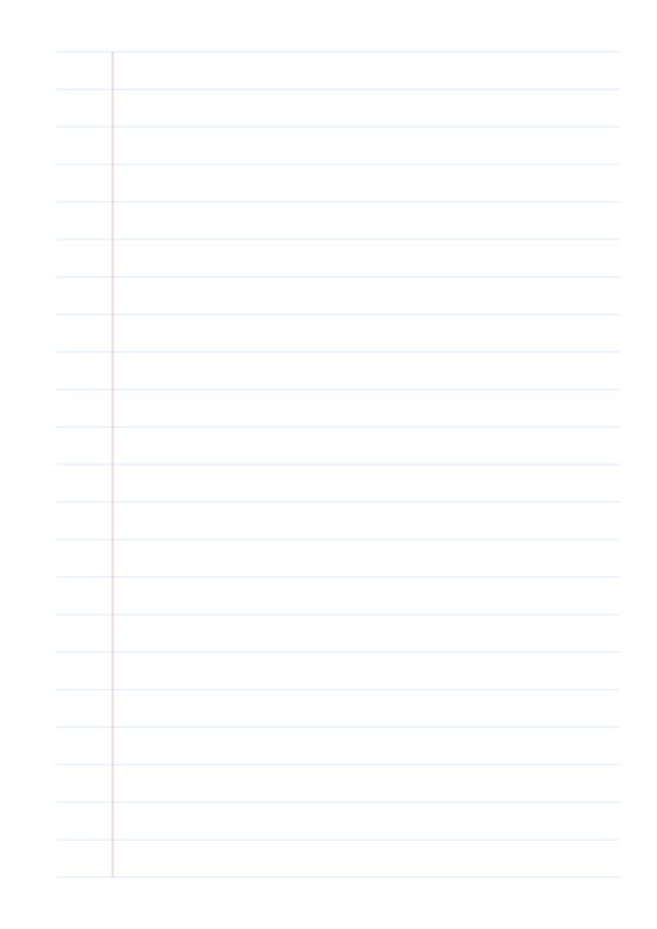 A4 12mm Lined Paper PDF preview