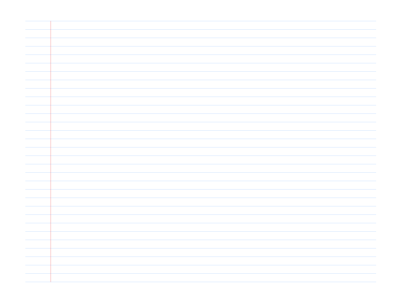 Letter Landscape 6mm Lined Paper PDF preview