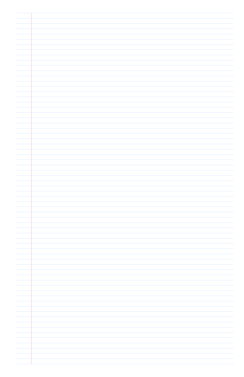 Tabloid 6mm Lined Paper PDF preview