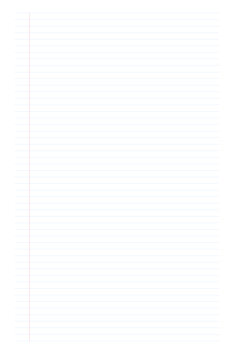 Tabloid 8mm Lined Paper PDF preview