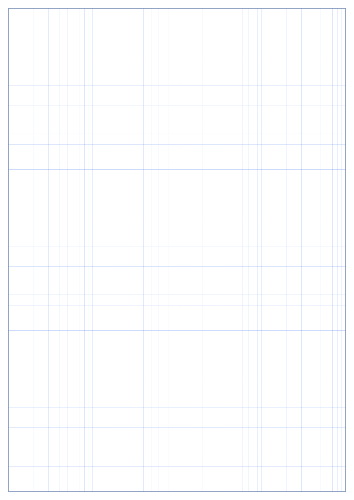 A2 4 x 3 cycles Log-Log Graph Paper PDF preview