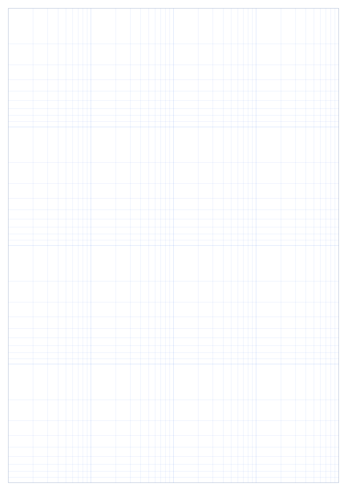 A2 4 x 4 cycles Log-Log Graph Paper PDF preview