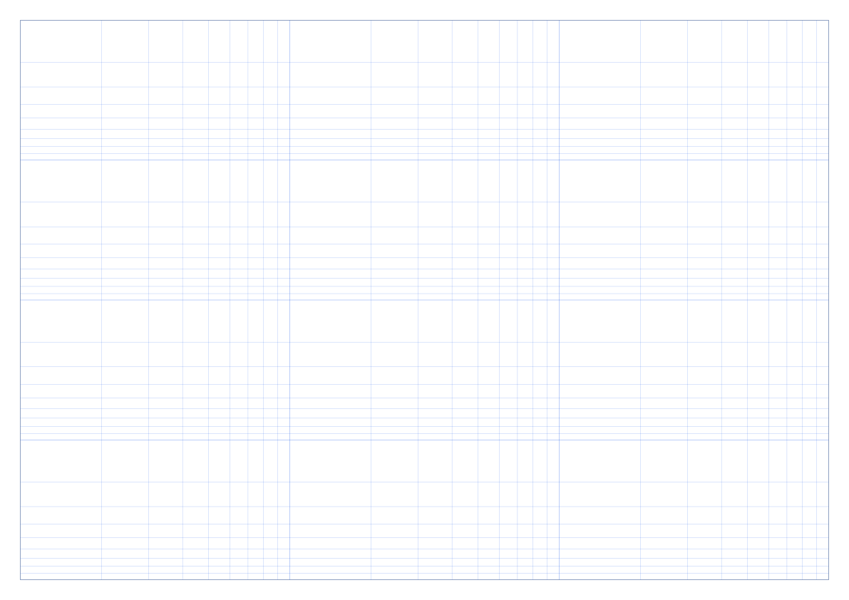 A3 Landscape 3 x 4 cycles Log-Log Graph Paper PDF preview