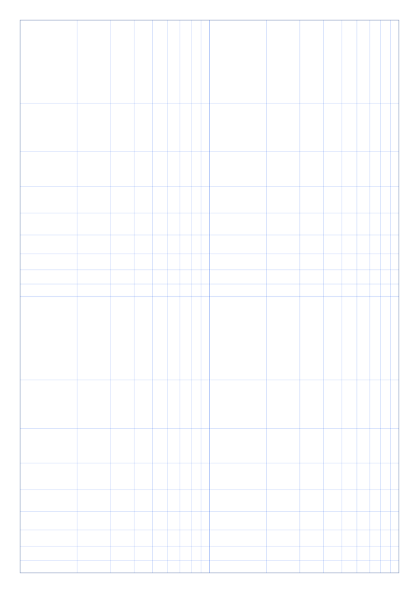 A4 2 x 2 cycles Log-Log Graph Paper PDF preview