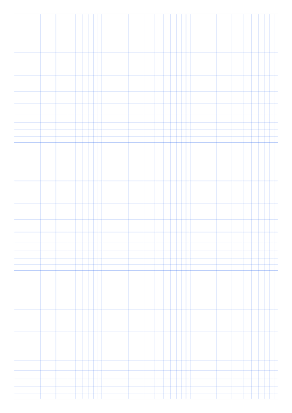 A4 3 x 3 cycles Log-Log Graph Paper PDF preview