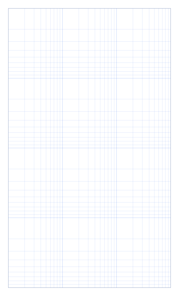 Legal 3 x 4 cycles Log-Log Graph Paper PDF preview