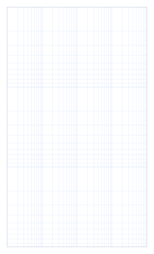 Legal 4 x 3 cycles Log-Log Graph Paper PDF preview