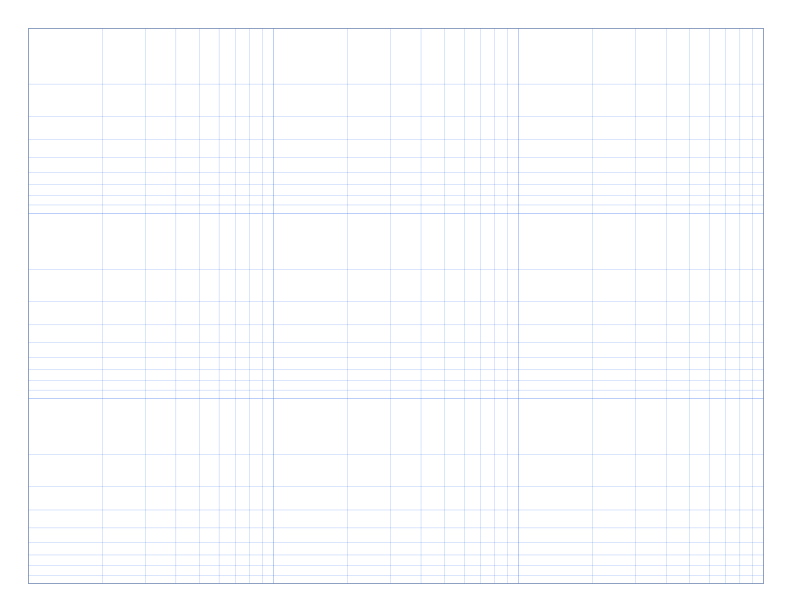 Letter Landscape 3 x 3 cycles Log-Log Graph Paper PDF preview