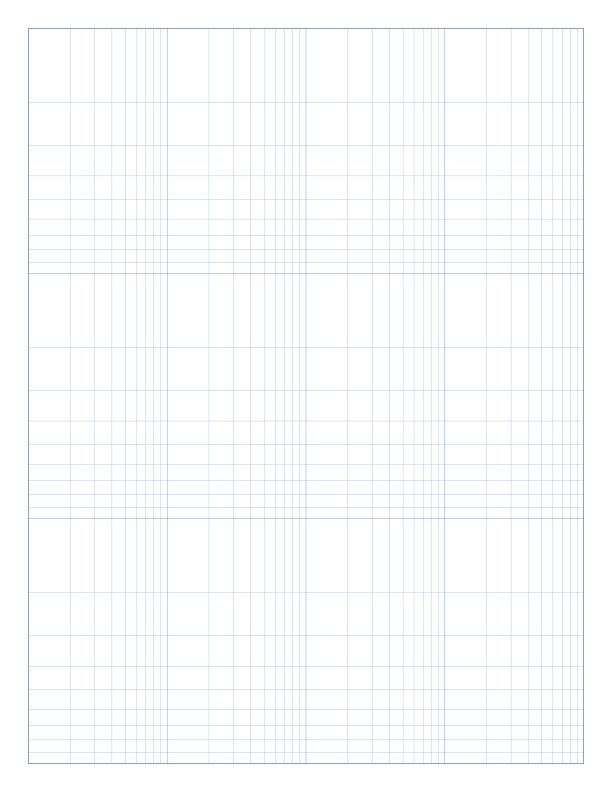 Letter 4 x 3 cycles Log-Log Graph Paper PDF preview