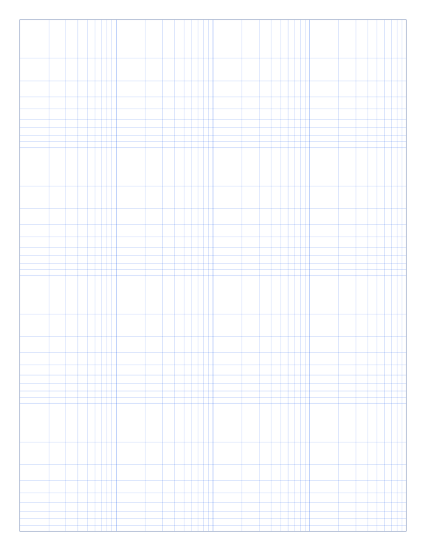 Letter 4 x 4 cycles Log-Log Graph Paper PDF preview