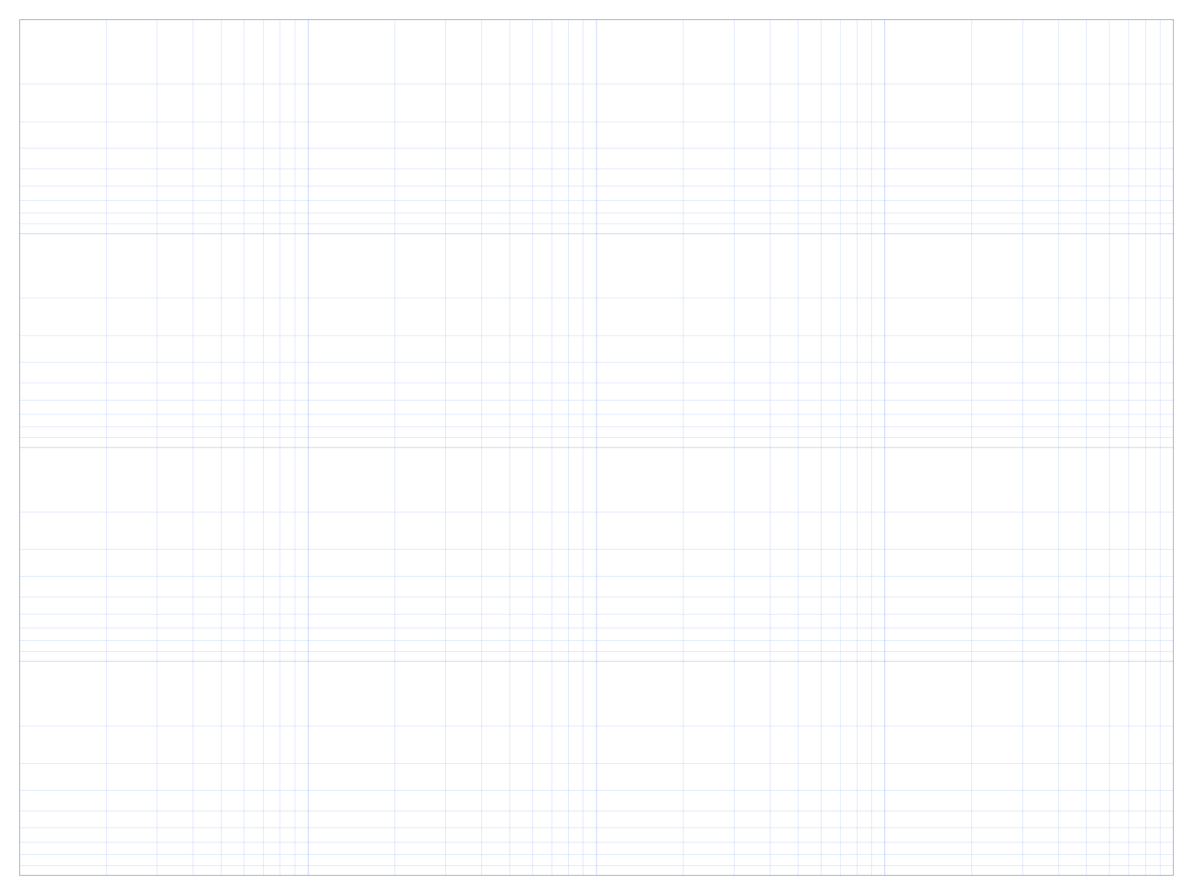 Poster Landscape 4 x 4 cycles Log-Log Graph Paper PDF preview