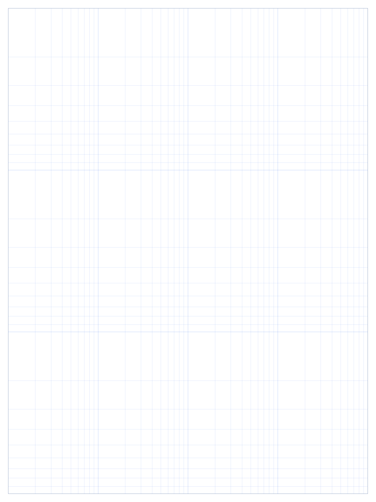 Poster 4 x 3 cycles Log-Log Graph Paper PDF preview