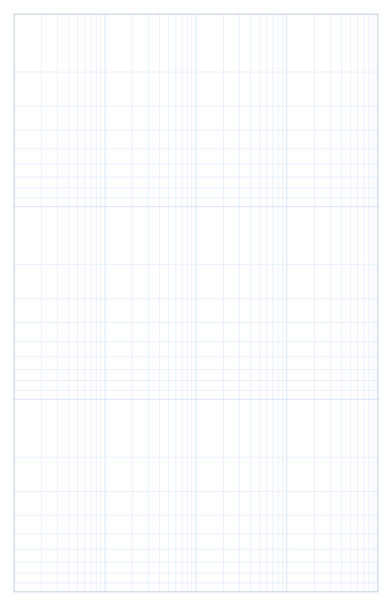 Tabloid 4 x 3 cycles Log-Log Graph Paper PDF preview