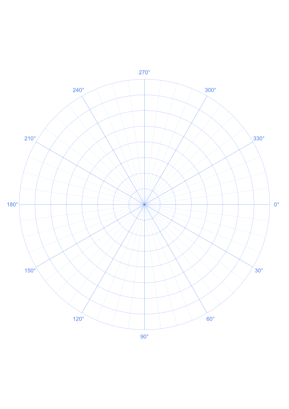 Printable Polar Graph Paper preview