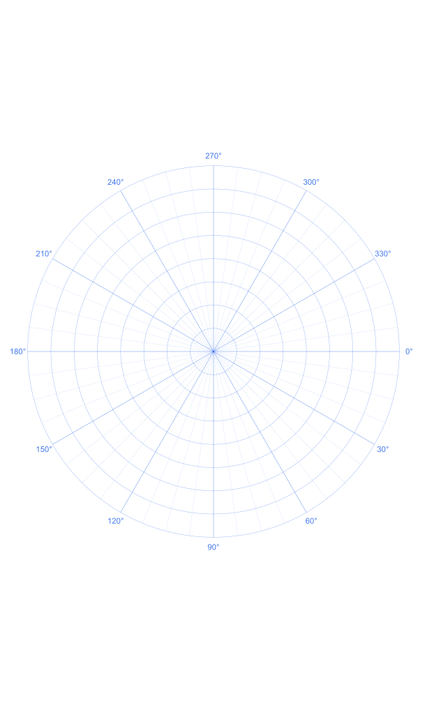 Legal 30 degree Polar Graph Paper PDF preview