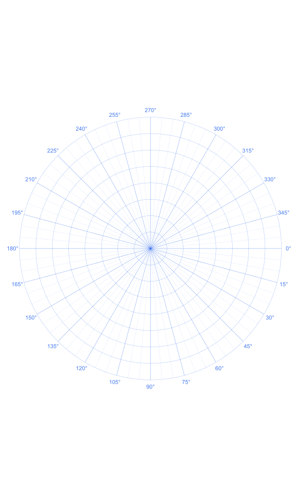 Legal 15 degree Polar Graph Paper PDF preview
