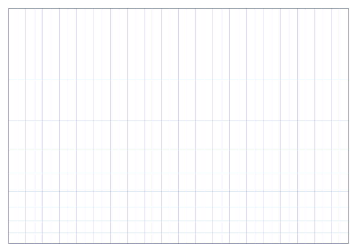 A3 Landscape 1-Cycle Semi-Log Graph Paper PDF preview