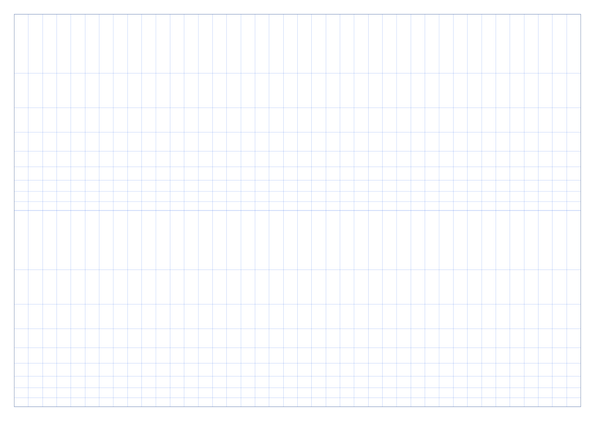 A3 Landscape 2-Cycle Semi-Log Graph Paper PDF preview