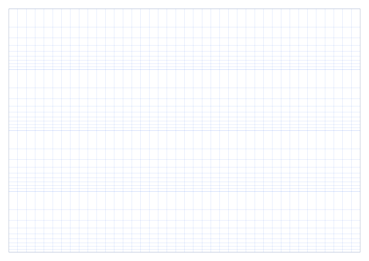 Preview of A3 Landscape 4-Cycle Semi-Log Graph Paper PDF