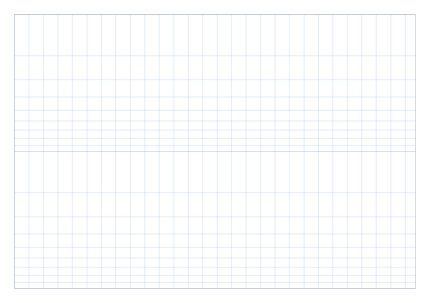 A4 Landscape 2-Cycle Semi-Log Graph Paper PDF preview