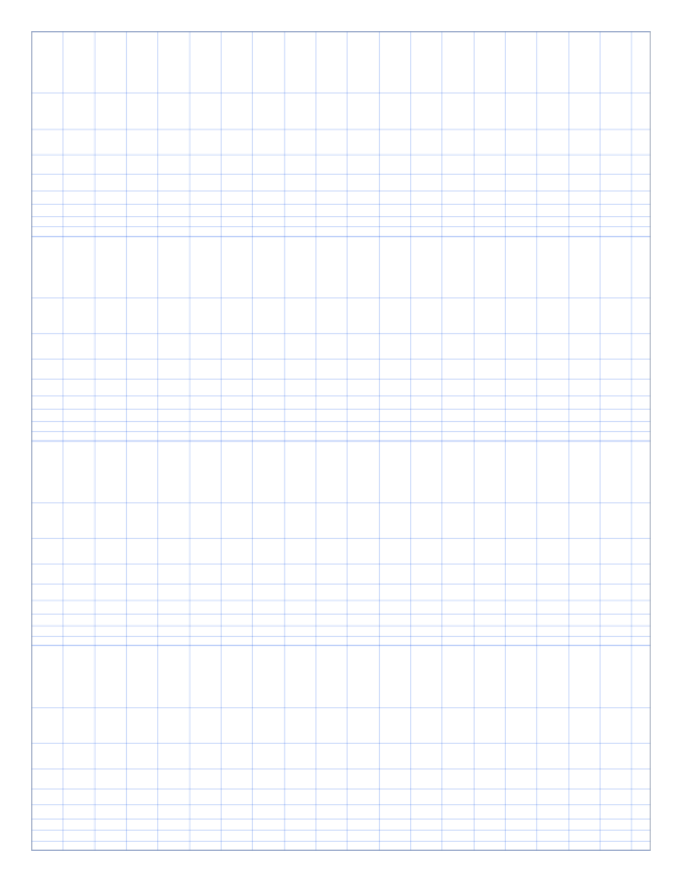 Preview of Letter 4-Cycle Semi-Log Graph Paper PDF